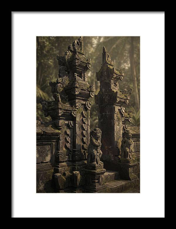 Traditional Balinese Temple Gate