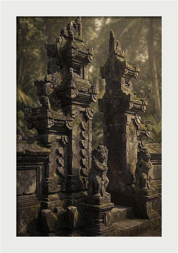 Traditional Balinese Temple Gate