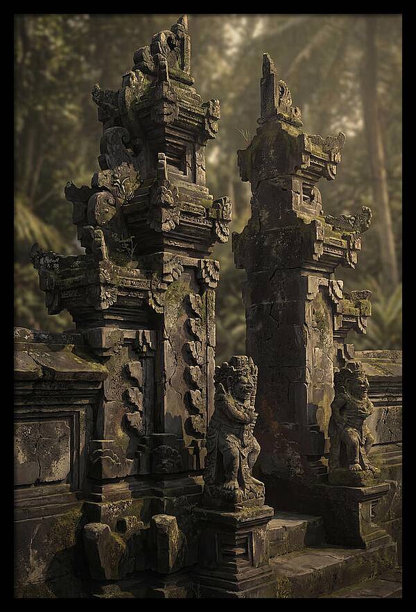 Traditional Balinese Temple Gate