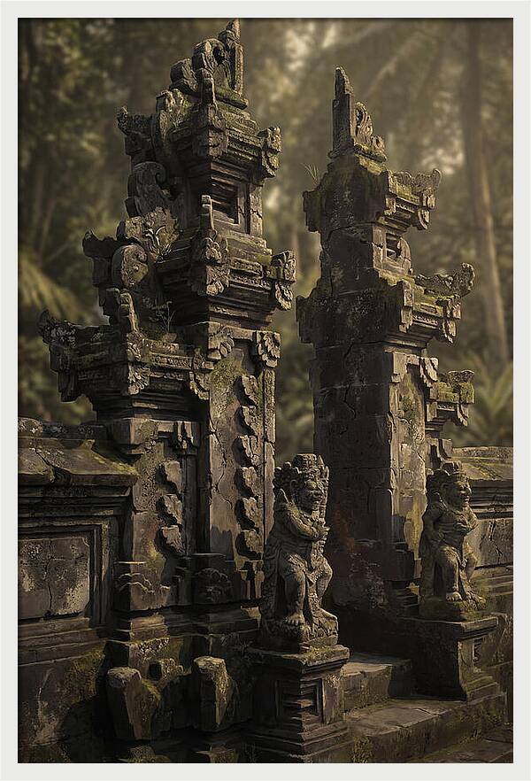 Traditional Balinese Temple Gate