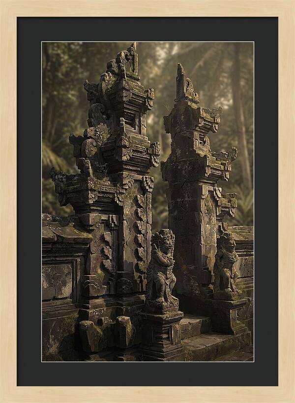 Traditional Balinese Temple Gate