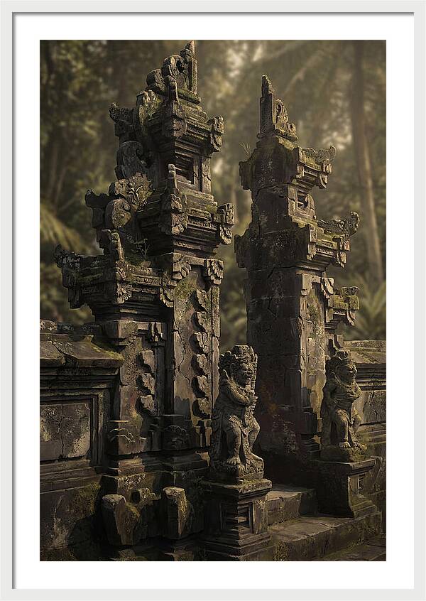 Traditional Balinese Temple Gate