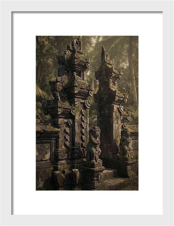 Traditional Balinese Temple Gate