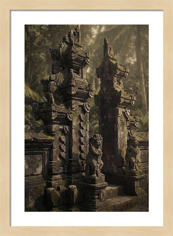 Traditional Balinese Temple Gate