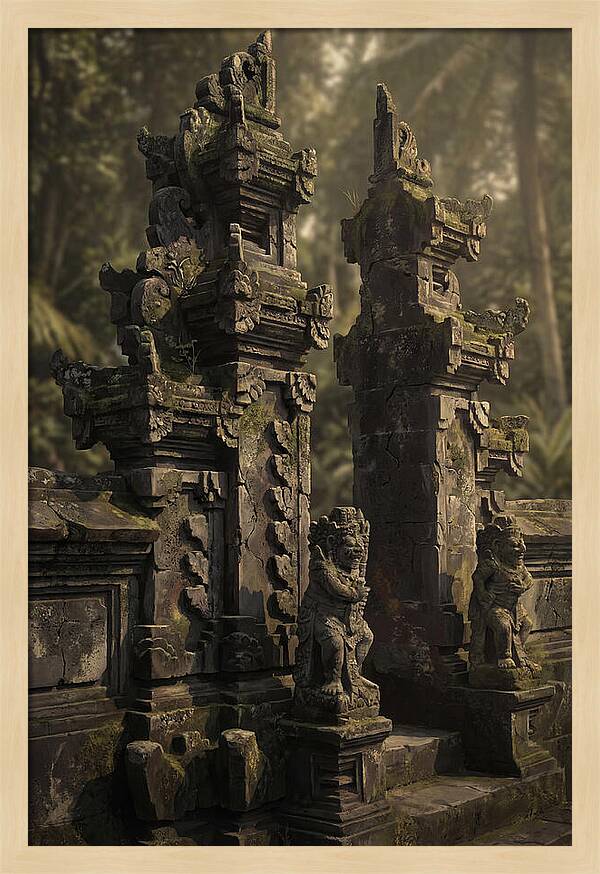 Traditional Balinese Temple Gate