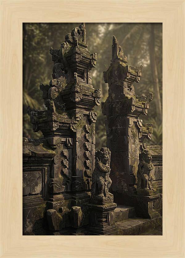 Traditional Balinese Temple Gate