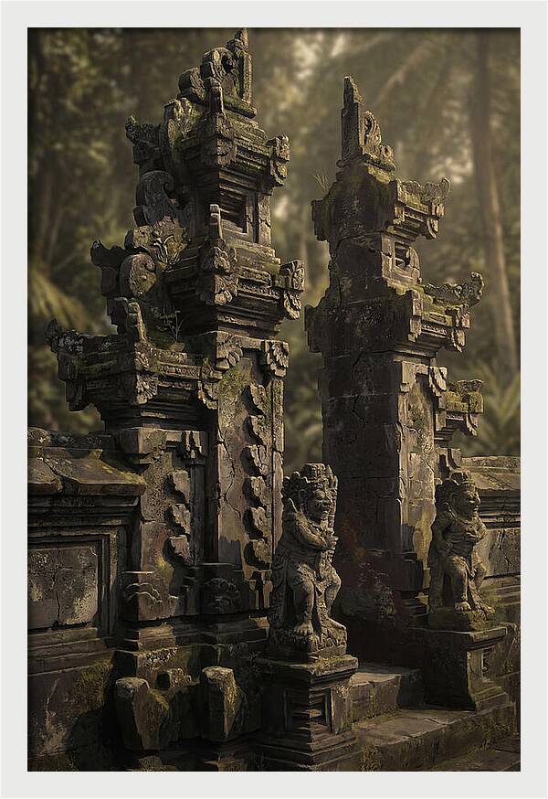 Traditional Balinese Temple Gate
