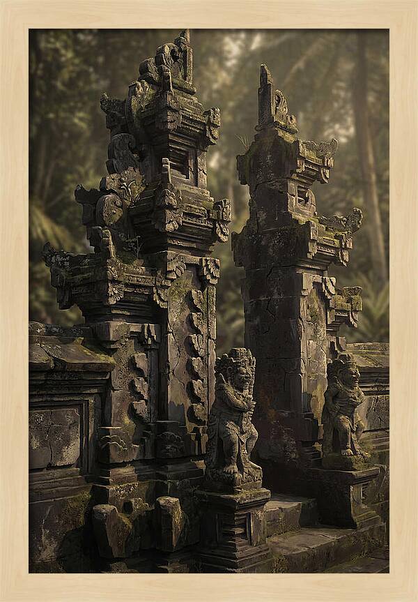 Traditional Balinese Temple Gate