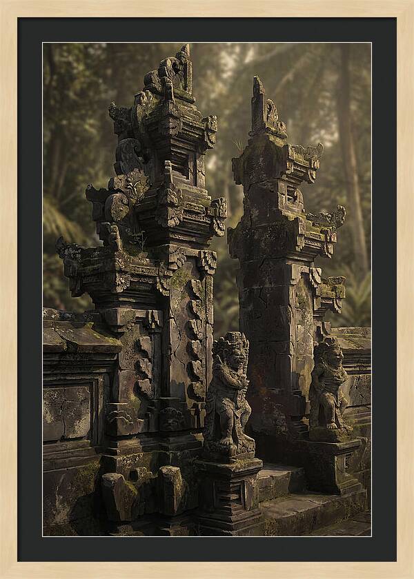 Traditional Balinese Temple Gate