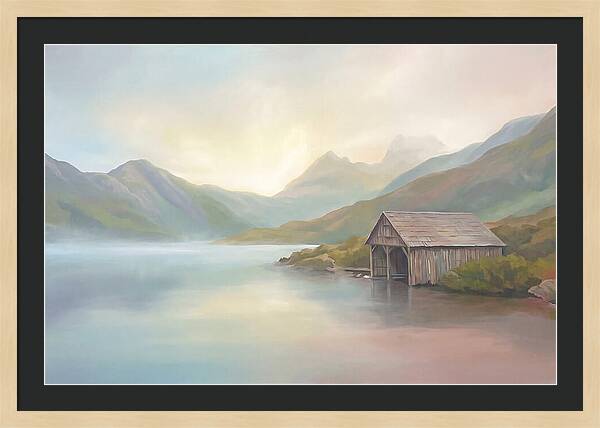 Traditional Boat House Serenity