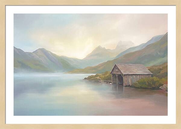 Traditional Boat House Serenity