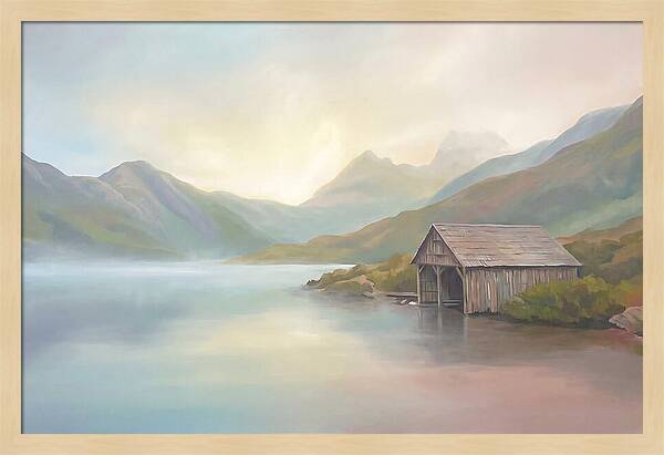 Traditional Boat House Serenity