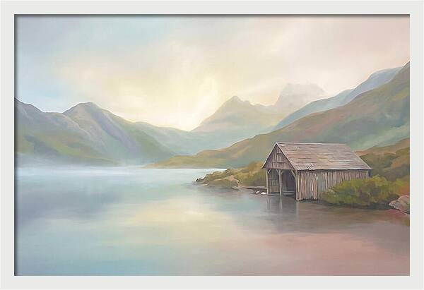 Traditional Boat House Serenity