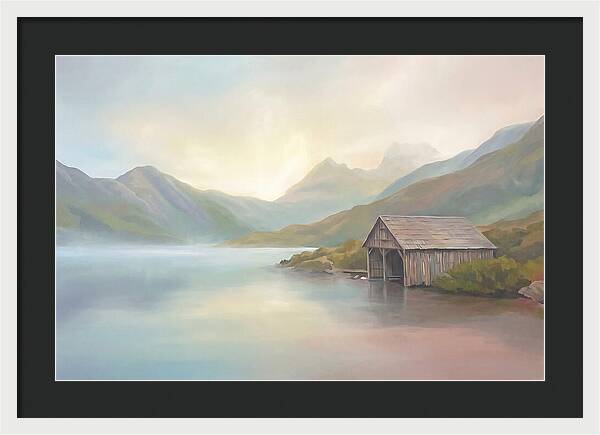 Traditional Boat House Serenity
