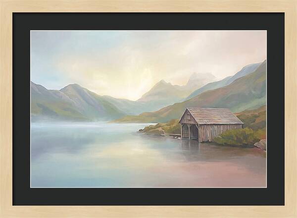 Traditional Boat House Serenity