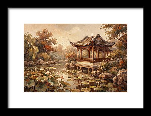Traditional Chinese Garden Pavilion