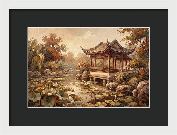 Traditional Chinese Garden Pavilion