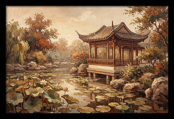 Traditional Chinese Garden Pavilion