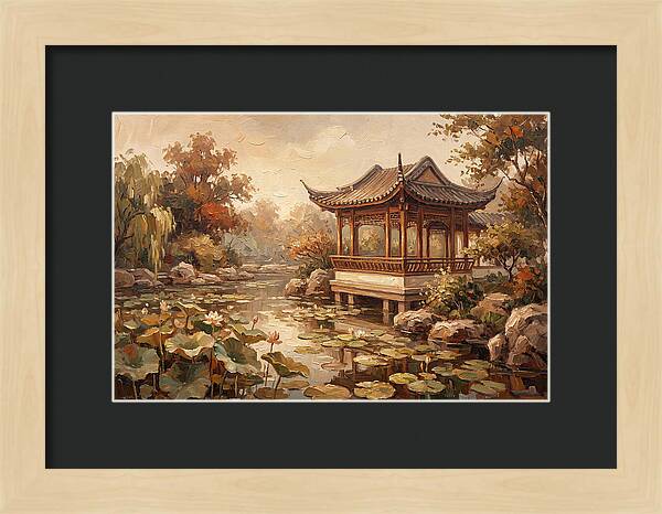 Traditional Chinese Garden Pavilion