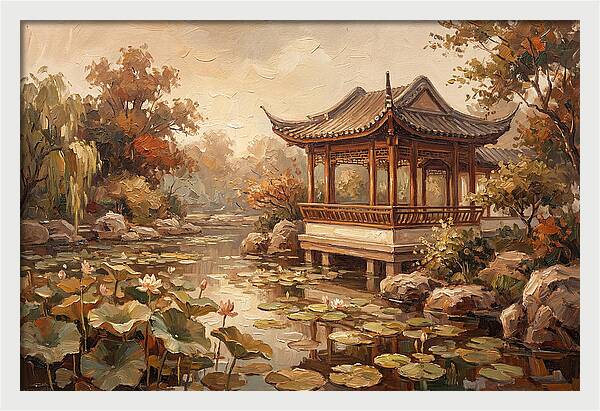 Traditional Chinese Garden Pavilion