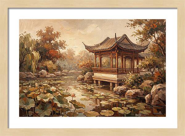 Traditional Chinese Garden Pavilion