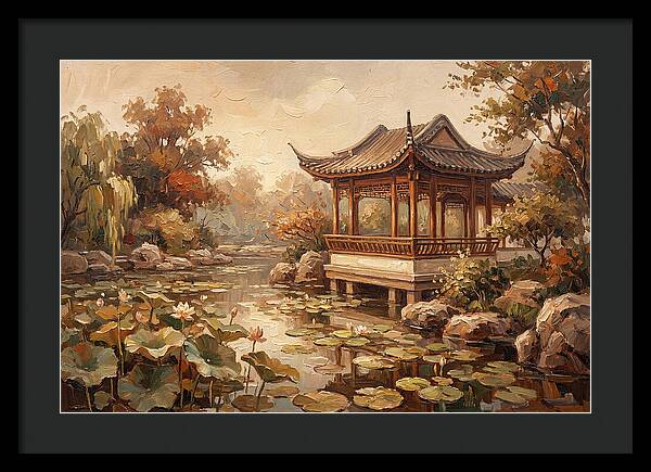 Traditional Chinese Garden Pavilion