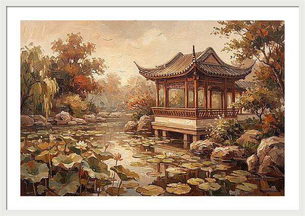 Traditional Chinese Garden Pavilion