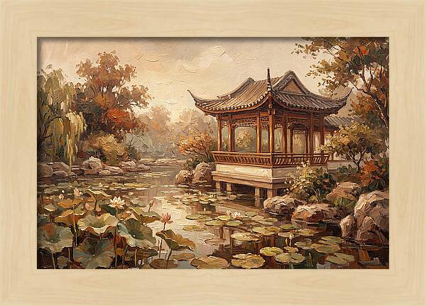 Traditional Chinese Garden Pavilion