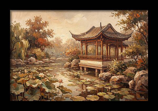 Traditional Chinese Garden Pavilion
