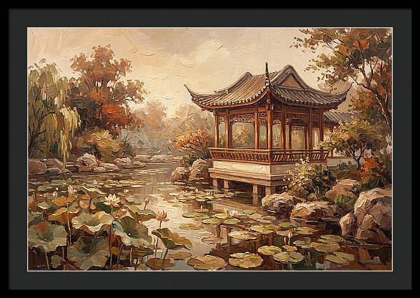 Traditional Chinese Garden Pavilion