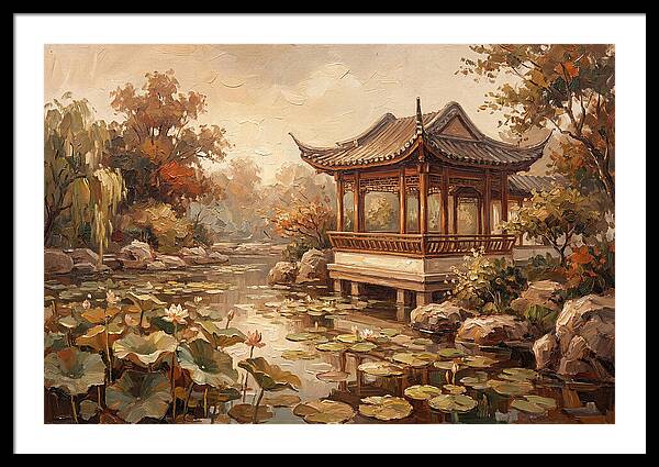 Traditional Chinese Garden Pavilion