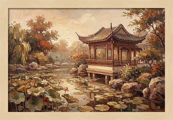 Traditional Chinese Garden Pavilion