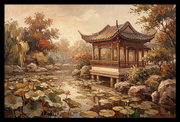 Traditional Chinese Garden Pavilion