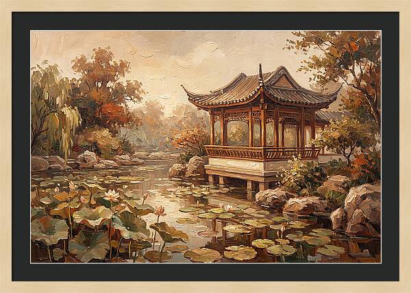 Traditional Chinese Garden Pavilion