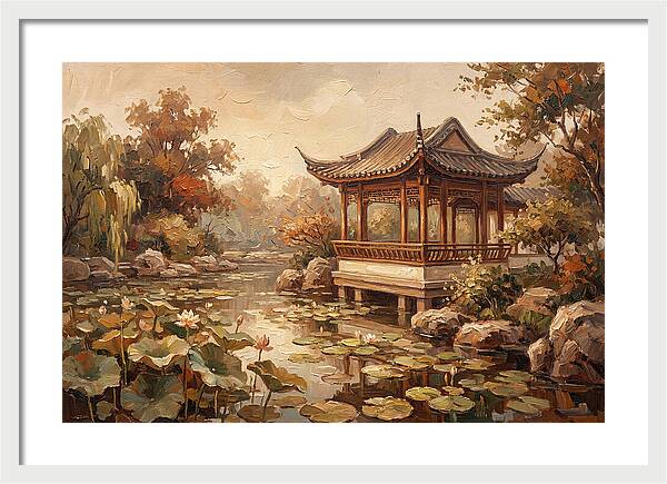Traditional Chinese Garden Pavilion