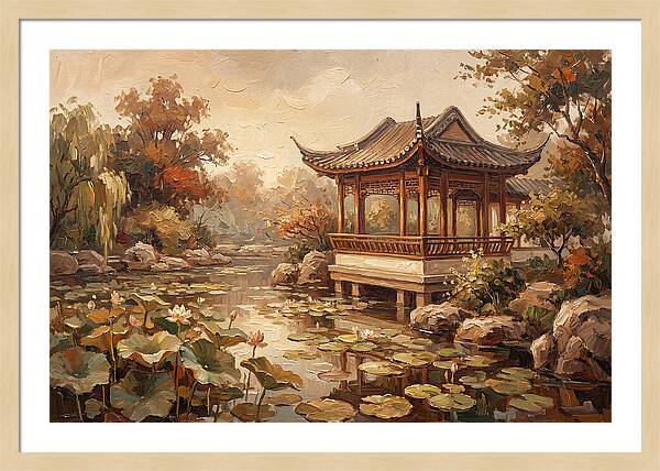 Traditional Chinese Garden Pavilion
