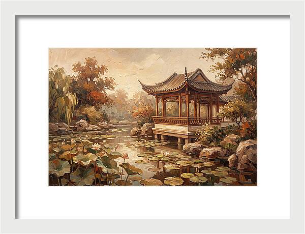 Traditional Chinese Garden Pavilion
