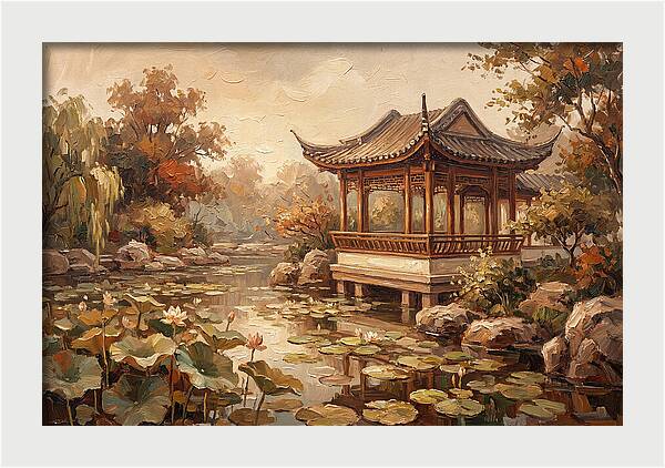 Traditional Chinese Garden Pavilion