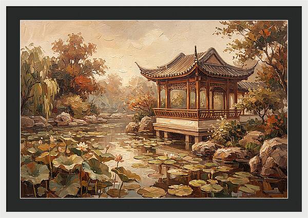 Traditional Chinese Garden Pavilion
