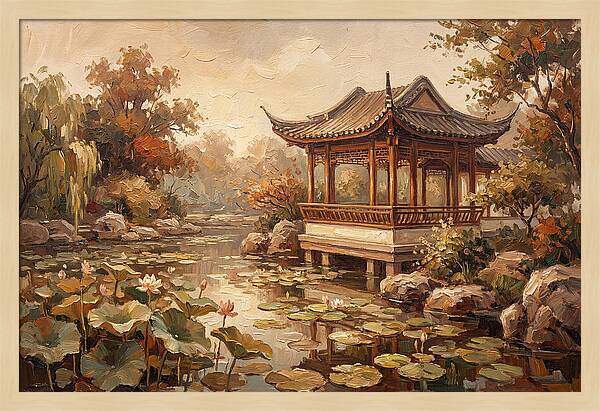 Traditional Chinese Garden Pavilion