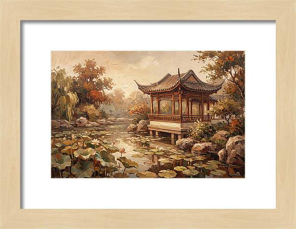 Traditional Chinese Garden Pavilion