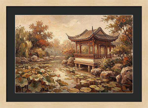 Traditional Chinese Garden Pavilion
