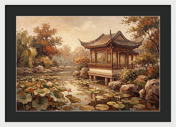 Traditional Chinese Garden Pavilion