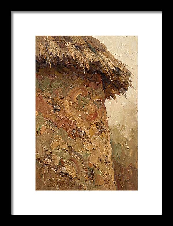 Traditional Cob Wall With Thatched Top