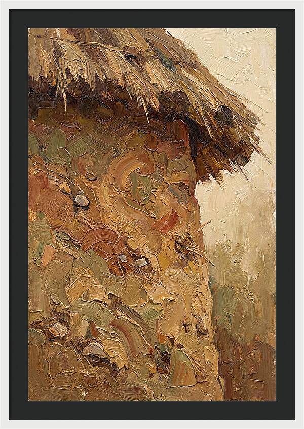 Traditional Cob Wall With Thatched Top