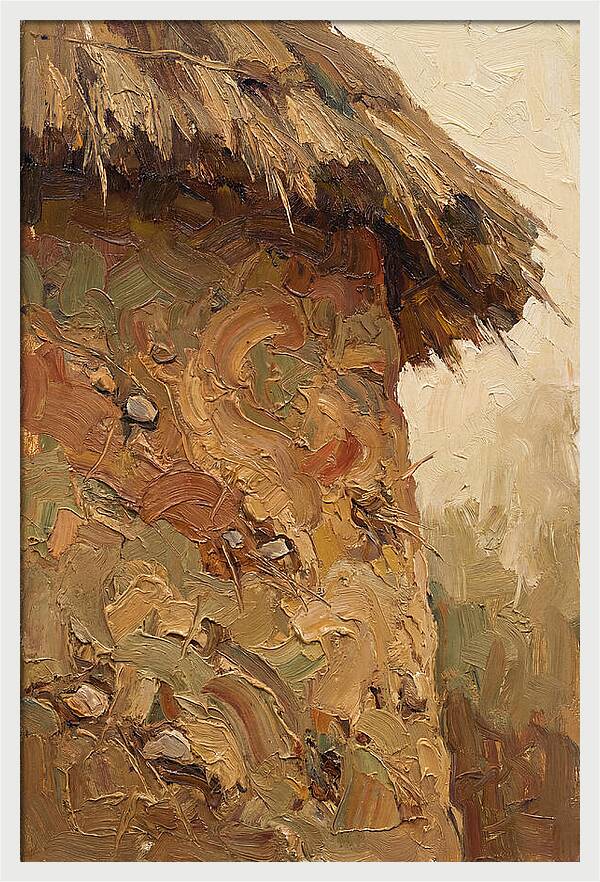 Traditional Cob Wall With Thatched Top