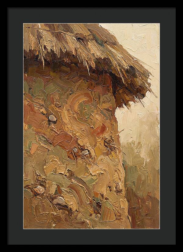 Traditional Cob Wall With Thatched Top