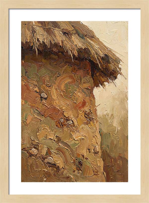 Traditional Cob Wall With Thatched Top