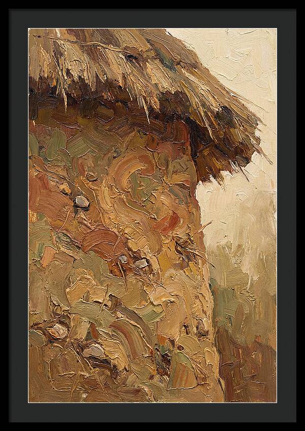 Traditional Cob Wall With Thatched Top