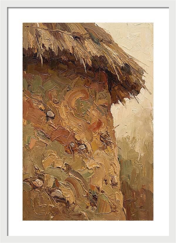 Traditional Cob Wall With Thatched Top